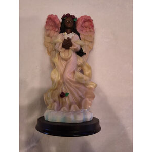 Vintage Christian Gifts African American Angel Collectible Figurine Religious
